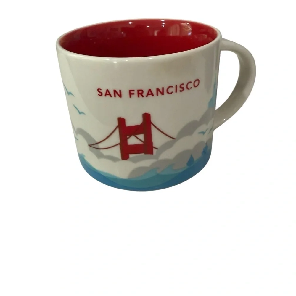 Starbucks You Are Here Collection San Francisco Coffee Tea Mug 14 OZ GG Bridge
